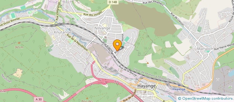 localisation de l'entreprise MAINTENANT LA PEDAGOGIE INSTITUTIONNELLE  NILVANGE