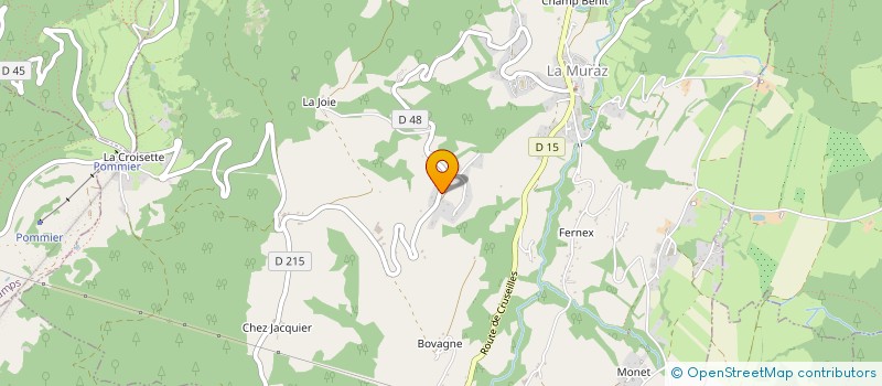 localisation de l'entreprise MAINTENANT OU JAMAIS  LA MURAZ