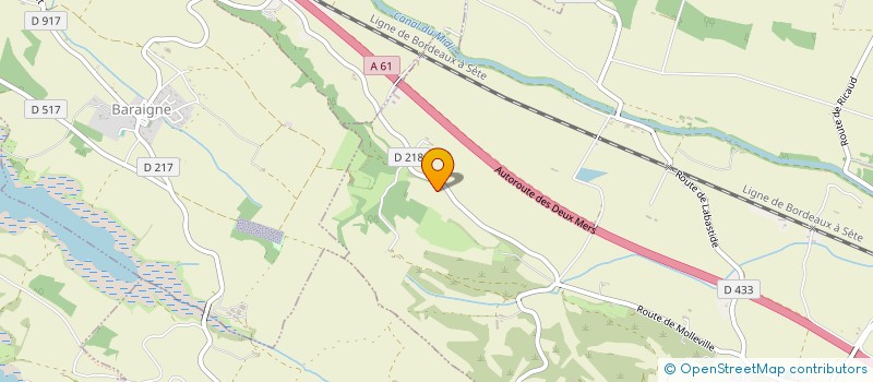 localisation de l'entreprise MAINTENON  CASTELNAUDARY