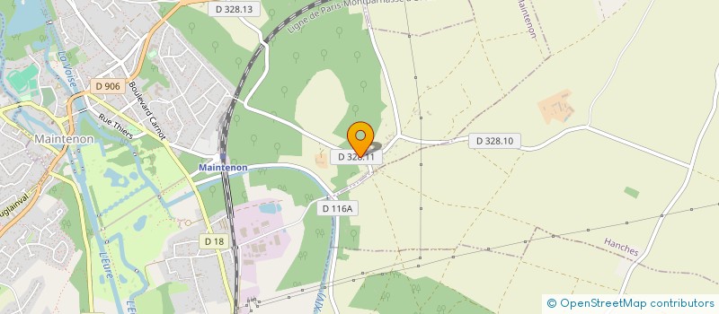 localisation de l'entreprise MAINTENON SERVICES AUTO à PIERRES
