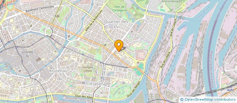 localisation de l'entreprise MAINTESTRAS (MAINTENANCE STRASBOURG) à STRASBOURG