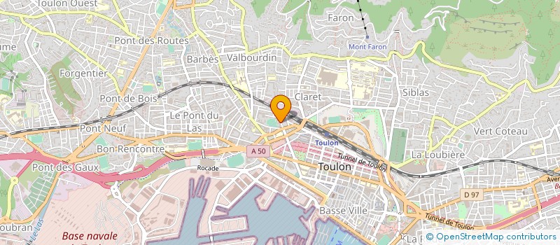 localisation de l'entreprise MAINTEX  TOULON