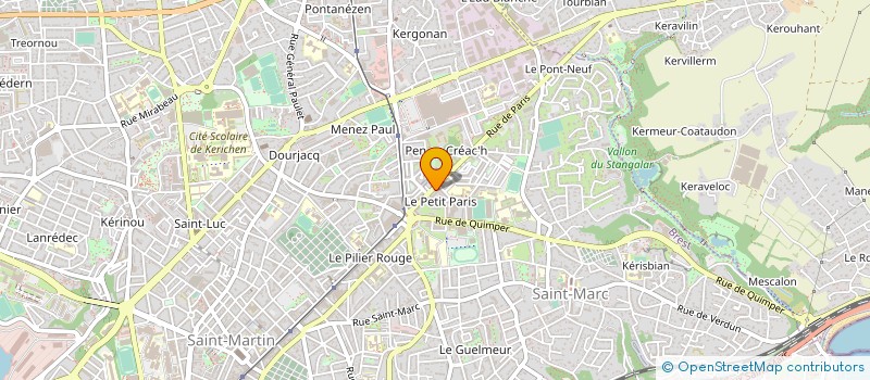 localisation de l'entreprise MAINTIEN A DOMICILE 29 - MAD 29 à BREST