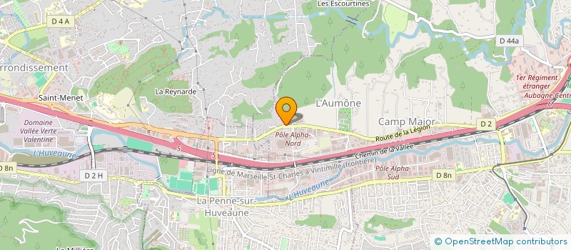 localisation de l'entreprise MAINTIEN DOMICILE SERVICES 13 à AUBAGNE