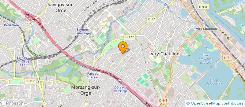 localisation de l'entreprise MAINTIEN ET AIDE A DOMICILE à VIRY-CHATILLON