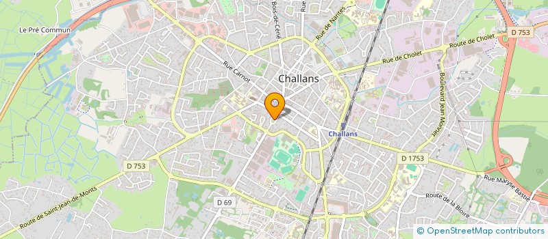 localisation de l'entreprise MAINTIEN SOINS DOMICILE PERSONNES AGEES à CHALLANS