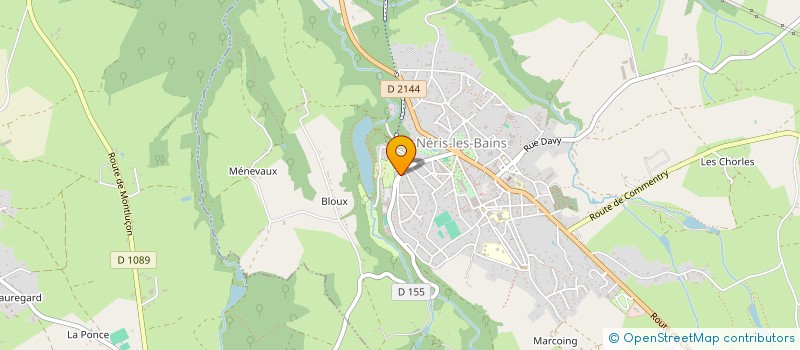 localisation de l'entreprise MAINTNOVA TECH à NERIS-LES-BAINS