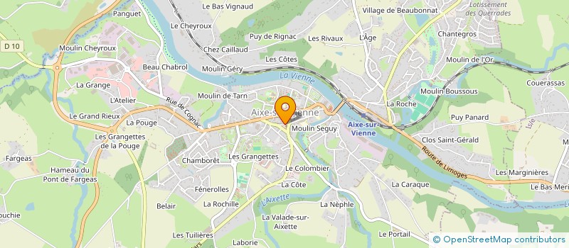 localisation de l'entreprise MAINTONYA  AIXE-SUR-VIENNE