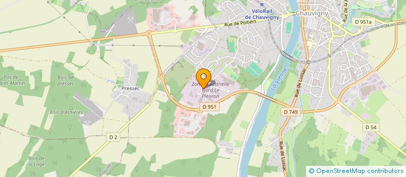 localisation de l'entreprise MAINTROTP  CHAUVIGNY