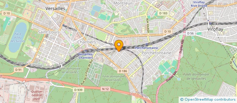 localisation de l'entreprise MAIOLO D ET CIE SARL à VERSAILLES