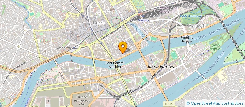 localisation de l'entreprise MAIOS à NANTES
