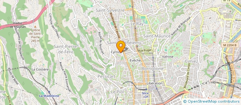 localisation de l'entreprise MAIOUN à NICE