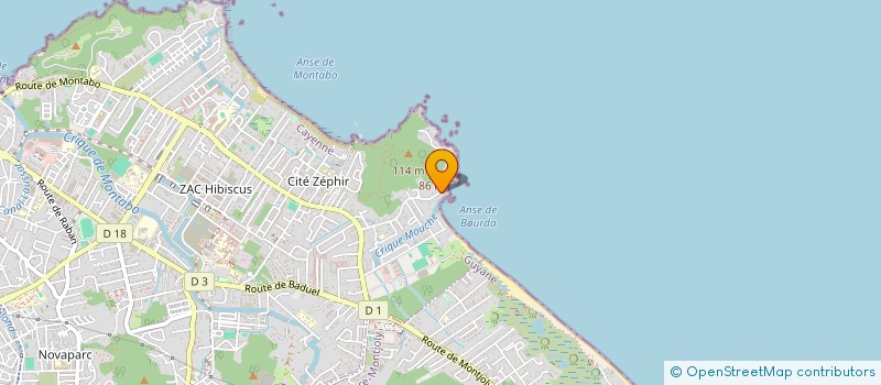 localisation de l'entreprise MAIOURI NATURE  CAYENNE