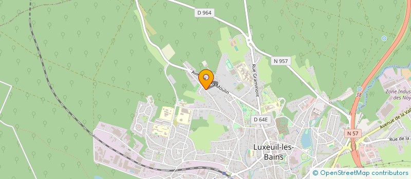 localisation de l'entreprise MAIRAC SCI à LUXEUIL-LES-BAINS