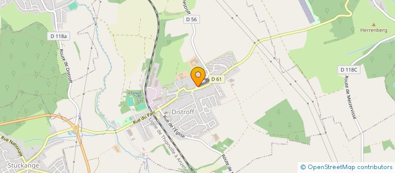 localisation de l'entreprise MAIRE BATI  DISTROFF