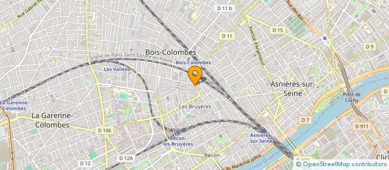 localisation de l'entreprise MAIRE CONSULTING à BOIS-COLOMBES