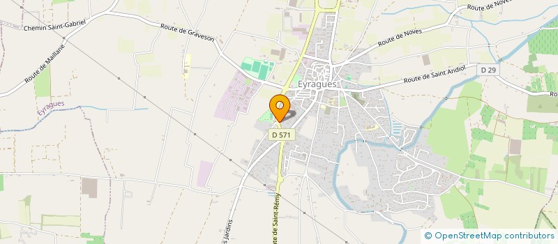localisation de l'entreprise MAIRE-DUVIVIER  EYRAGUES