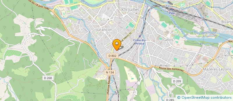 localisation de l'entreprise MAIRE ET KARPENKO  JURANCON