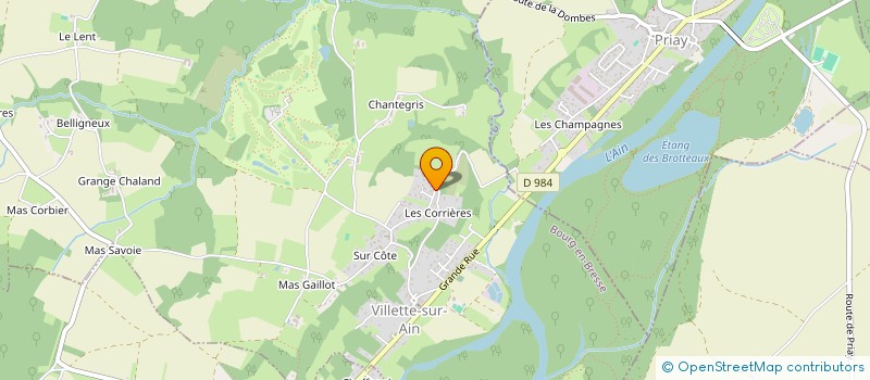 localisation de l'entreprise MAIRE FAMILY  VILLETTE-SUR-AIN