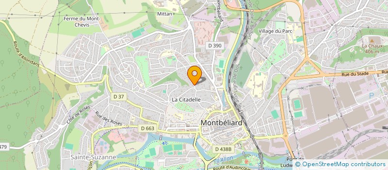 localisation de l'entreprise MAIREC  MONTBELIARD