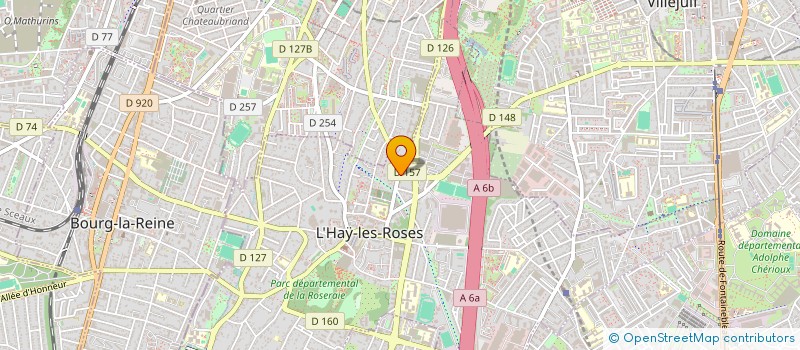 localisation de l'entreprise MAIRESSE LE GALL  L'HAY-LES-ROSES