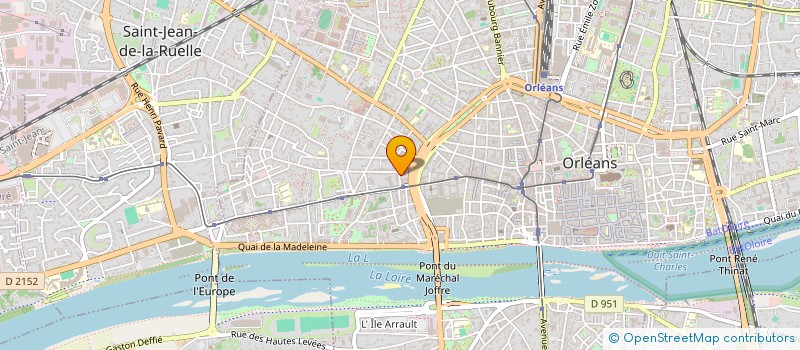 localisation de l'entreprise MAIRIE  ORLEANS