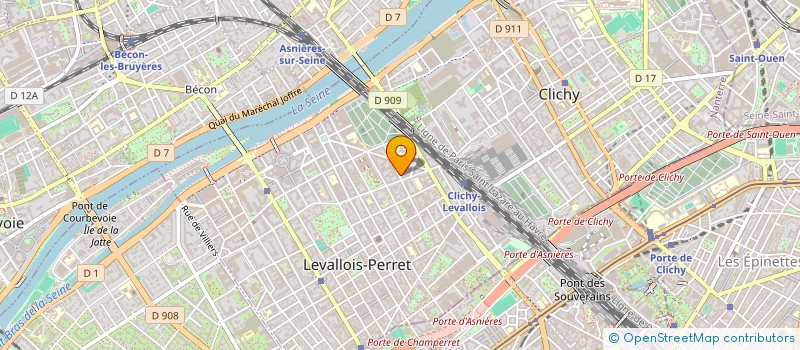 localisation de l'entreprise MAIRIE DE LEVALLOIS PERRET à LEVALLOIS-PERRET