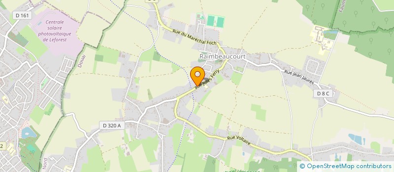 localisation de l'entreprise MAIRIE DE RAIMBEAUCOURT  RAIMBEAUCOURT