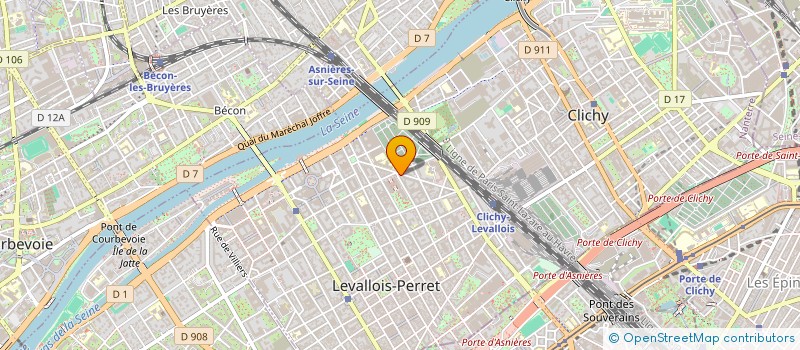 localisation de l'entreprise MAIRIN LEVAL à LEVALLOIS-PERRET