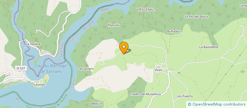 localisation de l'entreprise MAIRINIAC  CANTOIN