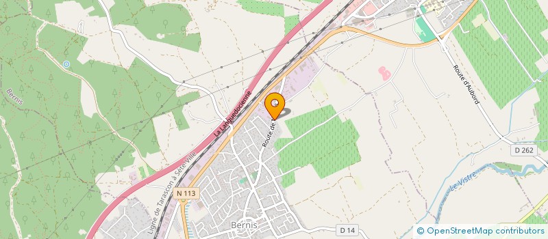 localisation de l'entreprise MAIRON  BERNIS