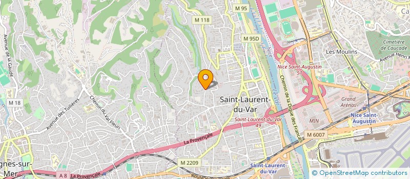 localisation de l'entreprise MAIRONE CONSTRUCTIONS MEDITERRANNEE PROJECT  NICE