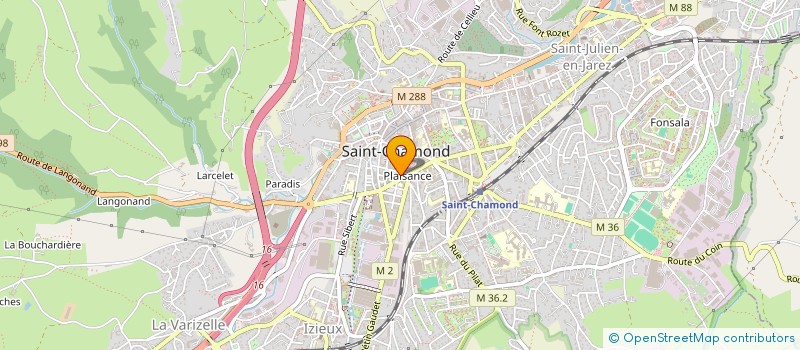 localisation de l'entreprise MAIS COMBATTANT VICTIME GUERRE à SAINT-CHAMOND