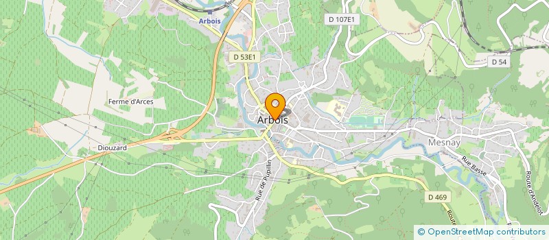 localisation de l'entreprise MAIS DES JEUNES ET DE LA CULTURE VADANS à VADANS