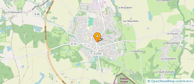 localisation de l'entreprise MAIS FAMIL RURALE EDUCATION ORIENTATION à MOUTIERS-LES-MAUXFAITS