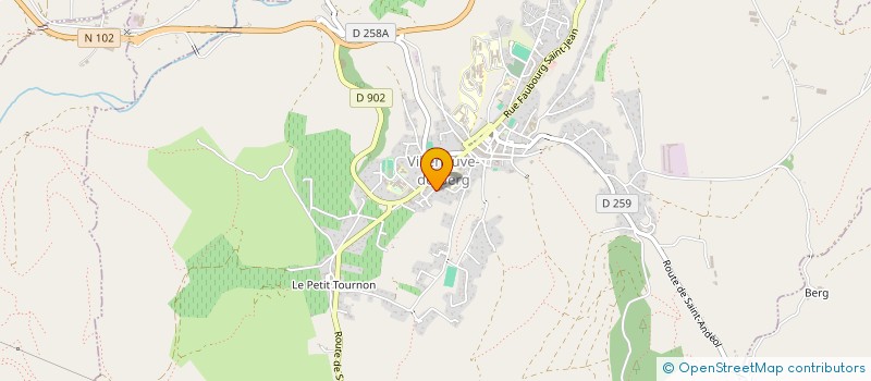 localisation de l'entreprise MAIS FAMILIALE APPRENT MENAGER à VILLENEUVE-DE-BERG