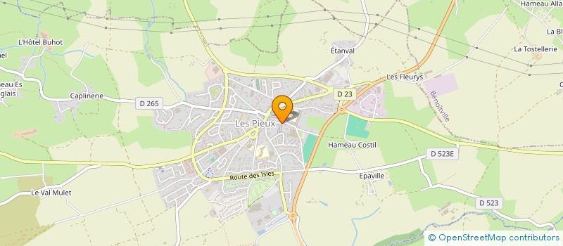 localisation de l'entreprise MAIS FAMILIALE EDUCAT ORIENTAT  LES PIEUX