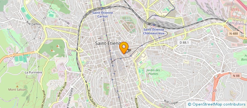 localisation de l'entreprise MAIS PAS QUE !  SAINT-ETIENNE