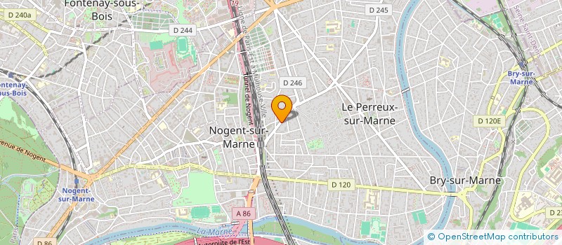 localisation de l'entreprise MAIS TOITSENROUTE  LE PERREUX-SUR-MARNE