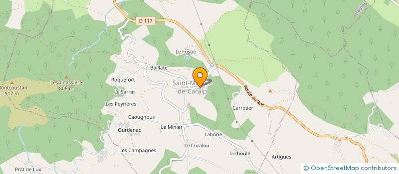 localisation de l'entreprise MAIS'URKAS à SAINT-MARTIN-DE-CARALP