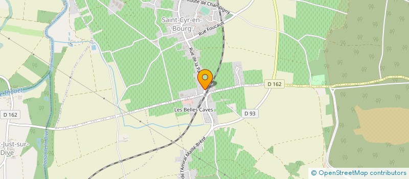 localisation de l'entreprise MAISA VITI VINICOLE à BELLEVIGNE-LES-CHATEAUX