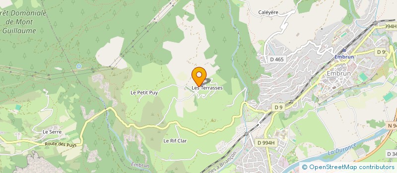 localisation de l'entreprise MAISALP à EMBRUN