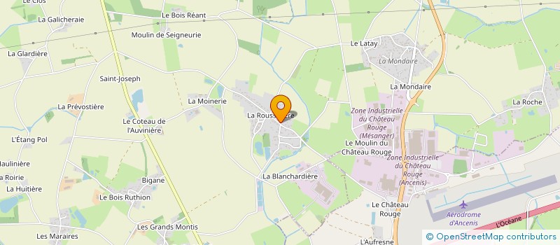 localisation de l'entreprise MAISFAVAL  MESANGER