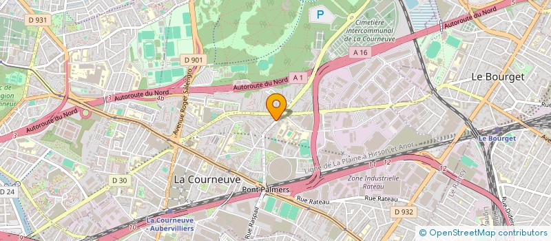 localisation de l'entreprise MAISHA à LA COURNEUVE