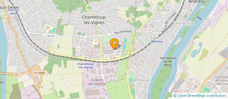 localisation de l'entreprise MAISHA ASSOCIATION  CHANTELOUP-LES-VIGNES