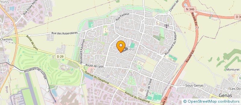 localisation de l'entreprise MAISIM 1  CHASSIEU