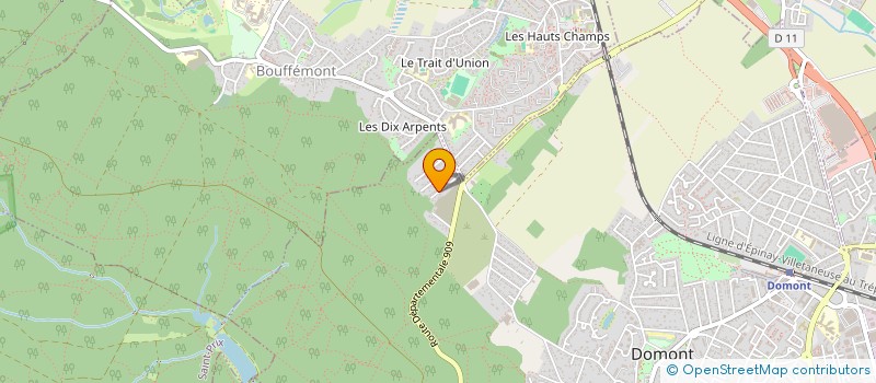 localisation de l'entreprise MAISIM  DOMONT