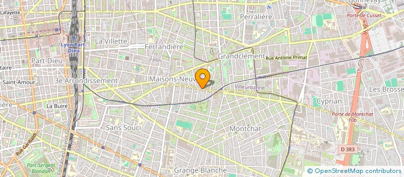 localisation de l'entreprise MAISNON NARO  VILLEURBANNE