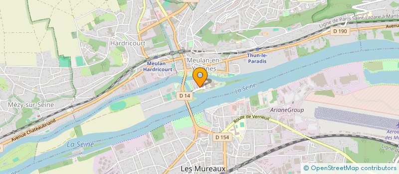 localisation de l'entreprise MAISON 105 à MEULAN-EN-YVELINES