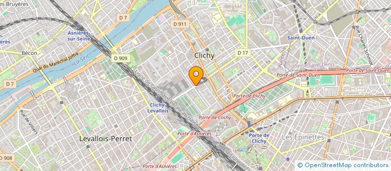 localisation de l'entreprise MAISON 123 à CLICHY